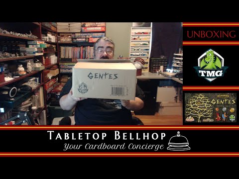 Unboxing: Deluxified Gentes, a board game from TMG, Spielworxx, Game Brewer, and Stefan Risthaus