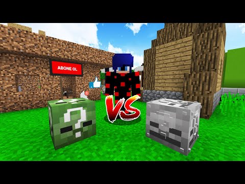 1$ ZOMBİ ŞANS BLOK  VS 1000$ İSKELET ŞANS BLOK 😱 - Minecraft