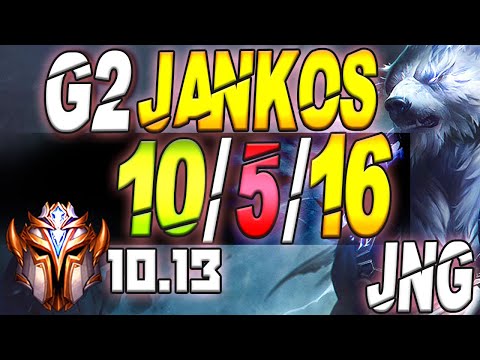 Jankos Goes on Fire Playing Volibear Jungle - 10.13