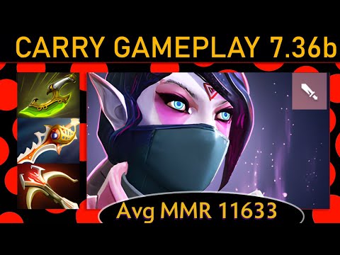 💰 Templar Assassin |KDA - 36 KP - 80%| 900+ GPM! Carry Gameplay 7.36b - Dota 2 Top MMR
