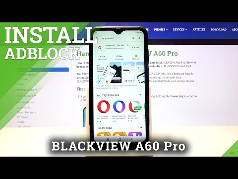 How to Block Ads on Website with Opera Mini in BLACKVIEW A60 Pro – Turn On Ads Blockade
