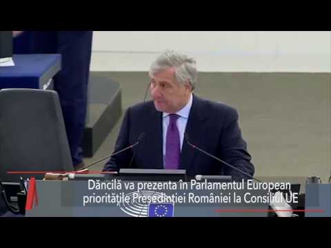 Stiri Mediafax 14 Ianuarie - Premierul prezintă prioritățile României în Parlamentul European