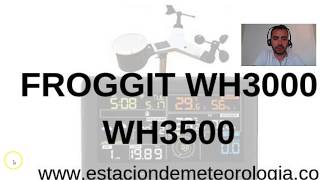FROGGIT WH3000 Análisis Estación meteorológica Wifi