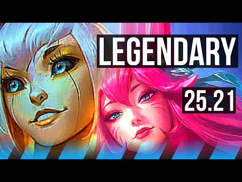 ORIANNA vs AHRI (MID) | 19/1/3, 6 solo kills, Legendary, 500+ games | EUW Master | 25.21