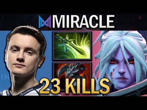 Drow Ranger Dota 2 Gameplay Nigma.Miracle with 23 Kills and Satanic