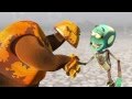 Robots in the Desert - Animated Short Film - A Curious Bit of Scrap - Vacant Planet - McSteed TV