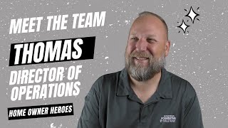 Watch video: Meet the Team: Tom D. Director of Operations