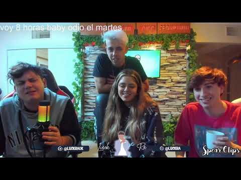 DIEGO LAHOZ CANTANDO LONELY EN STREAM DE LUCK RA