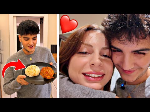 SEVGİLİME AKŞAM YEMEĞİ HAZIRLADIM!!👼🏻❤️ Melih Yıldırım | Sıla Beyoğlu 