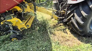 1st Cut Hay So Thick We Plugged The Baler!!!