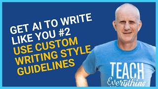 Get AI to Write to Like You: How to Create Custom Brand Writing Style Guidelines [with a custom GPT]