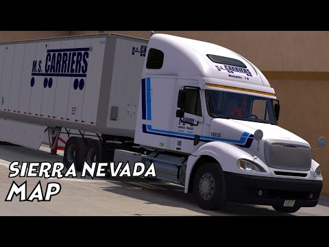 Sierra Nevada Map - Freightliner Century | ATS 1.37