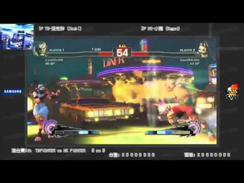 HK-SL Hiro 111 (Sagat) vs TW-rockpon2000 (Ibuki) - SSF4 TW vs HK 4th Team Battle 03