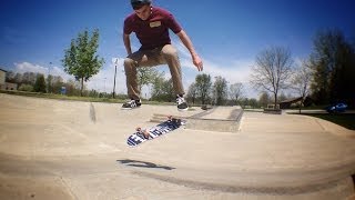 The closest you can land without rolling away | Nollie big heel