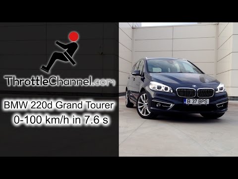 BMW 220d xDrive Gran Tourer acceleration - ThrottleChannel.com