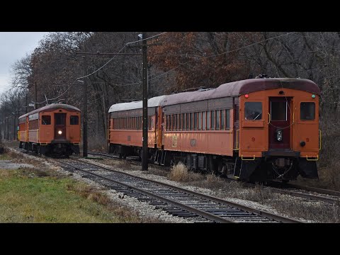 East Troy Railroad Museum Santa Trains With South Shore Line Cars