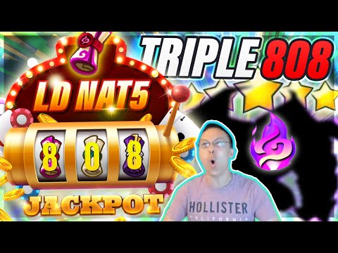 808 Scrolls & Pieces = LD NAT 5?! - WACKY NAT 5s & Lightning Rates! 808 Luck OP!