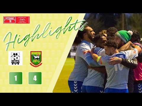 WIMBORNE TOWN 1-4 HENDON - Highlights 4 December 2021