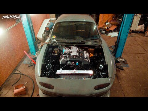 My 1uz V8 MIATA build Part 5 | NIGHTRIDE 4K