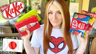 Trying Japanese KitKat Flavors!