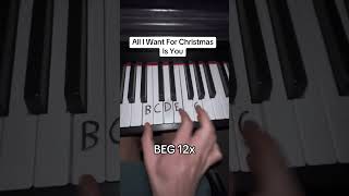 Download lagu How to play All I want for Christmas is you on piano 🎹🔥 #piano #pianotutorial #christmas mp3 Download lagu How to play All I want for Christmas is you on piano 🎹🔥 #piano #pianotutorial #christmas mp3