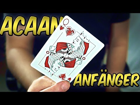 ACAAN Kartentrick für ANFÄNGER (Kann JEDER nachmachen) mit Erklärung
