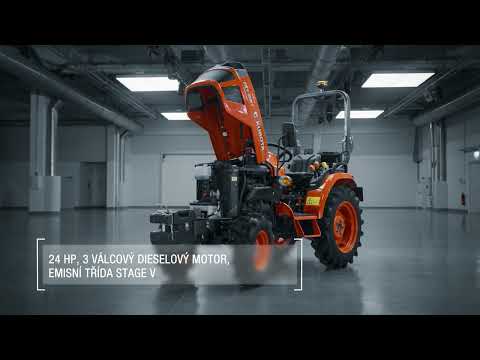 Kubota EK1261 Traktor s nakladačom Me05 set