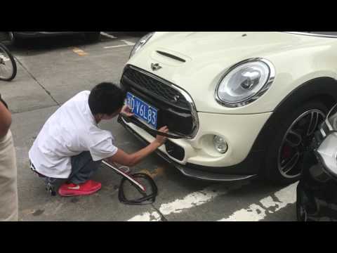 Mini Cooper F5x front grill surround and strips installation