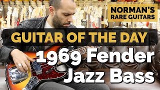Video thumbnail for Guitar of the Day: 1969 Fender Jazz Bass | Norman's Rare Guitars by Normans Rare Guitars
