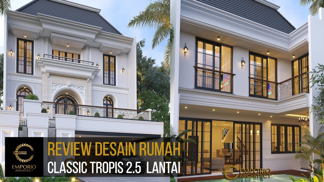 Video 3D Mr. SGH Classic House 2.5 Floors Design - Jakarta