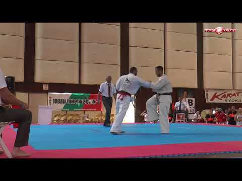 Kirill Boev vs. Mate Badar. 32 European Weight Category Karate Championships