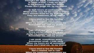 SHAME (by Fernando Ortega)