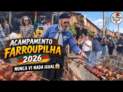 ACAMPAMENTO FARROUPILHA de PORTO ALEGRE? | ENTREI, COMI E VIVI A CULTURA GAÚCHA!