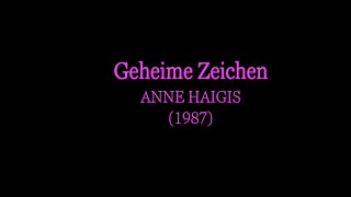 Geheime Zeichen (Text) - Anne Haigis