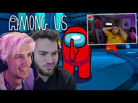 LosPollosTV TOXIC Among Us Lobby ft. Adin, XQC, Konvy, + SSB!