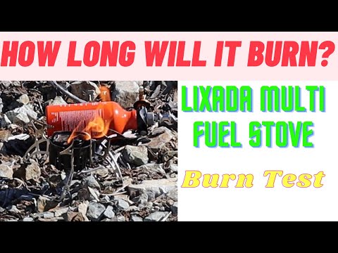 Lixada Multi Fuel Stove - Burn Time Test