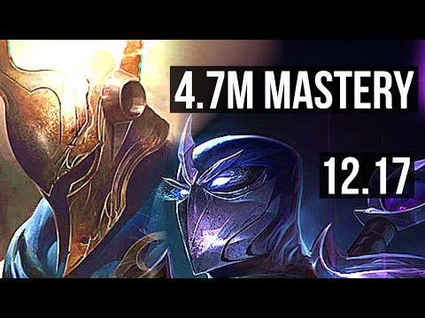 PANTHEON vs SHEN (TOP) | 4.7M mastery, 1100+ games, 7/2/4 | KR Diamond | 12.17