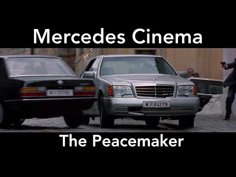 The Peacemaker - George Clooney & Nicole Kidman Car Chase Movie Clip - S500 W140