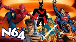 Comic Book Nintendo 64 Games (feat Batman, Spiderman, Superman, Turok)