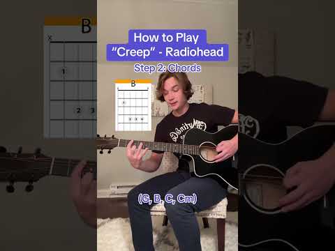 How to Play “Creep” - Radiohead 🎸 #reels #guitartutorial r