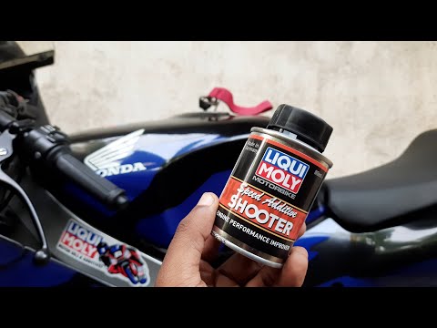How to use LIQUI MOLY Speed Shooter | Fuel Additive එකක් බයික් එකට දාලා බලමු