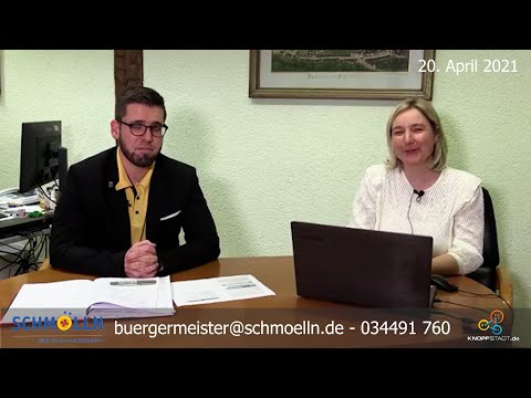 Digitale Bürgersprechstunde Schmölln - 20. April 2021