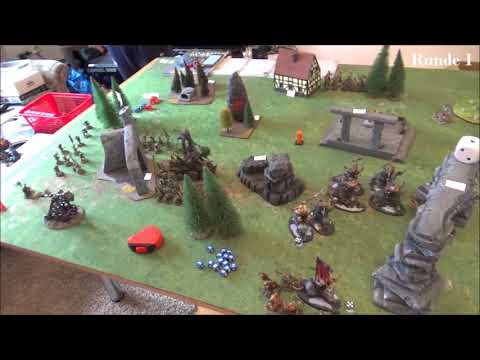 Age of Sigmar Battle Report #014 Nurgle vs Stormcast vs Beastclaw Raider 1000 Punkte deutsch