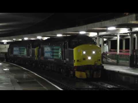 37402/37610 6K73 Sellafield - Crewe flasks through Carnforth, 1st January 2014