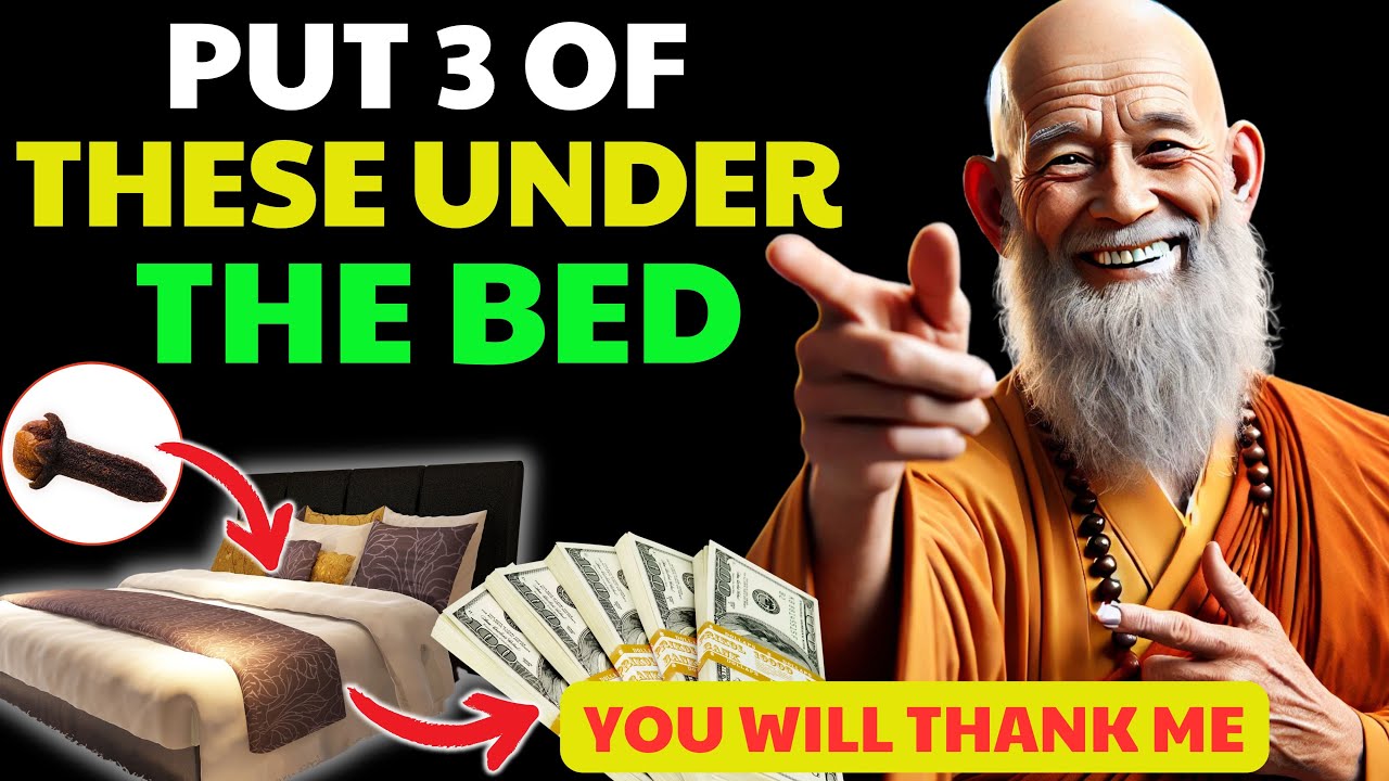 PROVEN✅PUT 3 OF THESE UNDER YOUR BED and WIN the LOTTERY | Buddhist Teachings