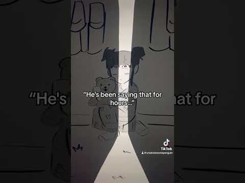 Not my dad | horror story animated #art #storyart #twosentencehorrorstories #procreate #horrorstyle