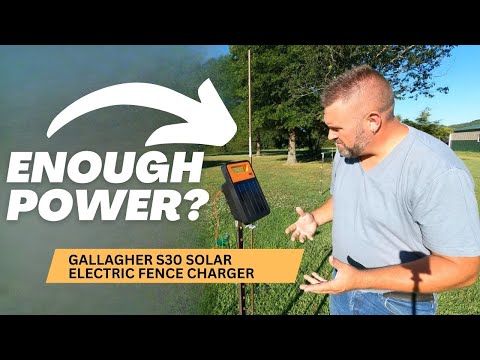 Can The Gallagher S30 Solar Electric Fence Charger Really Do The Whole Homestead?