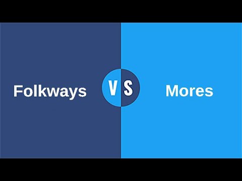 Folkways vs. Mores