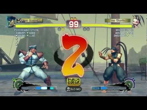 SSF4 AE 2012 - PSYCHOABO12TION (BISON) vs WHITE GUN v2 (Ibuki) - Ranked match compilation