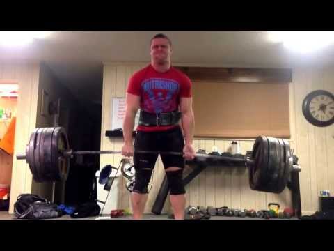 Jon Alderson 655 deadlift. #thealderson prepping for the Arnold